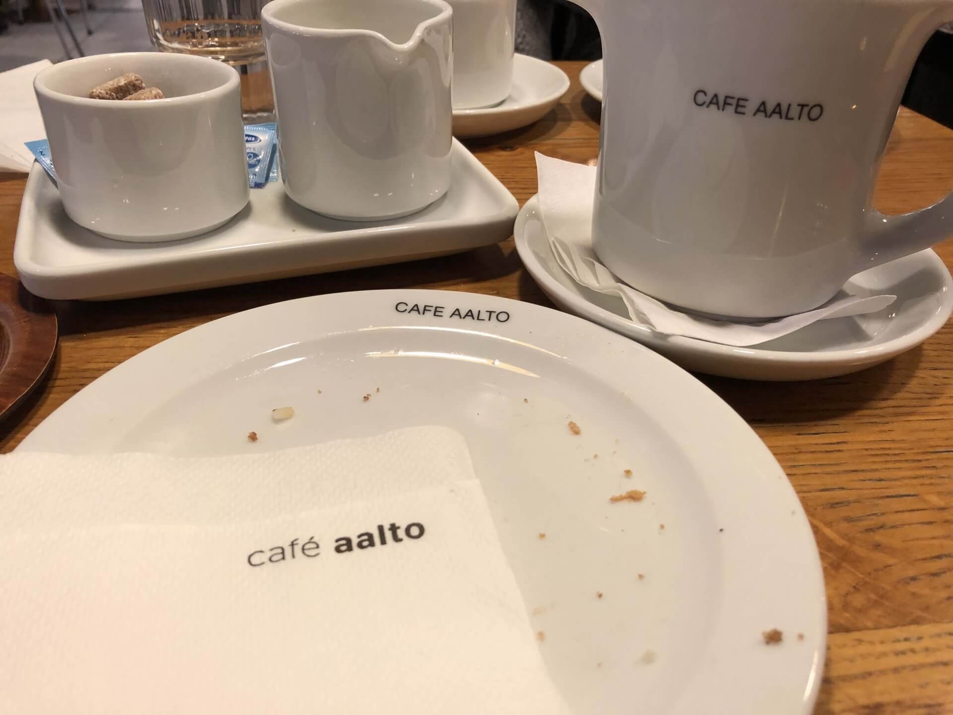 カフェ・アアルトで休憩終了