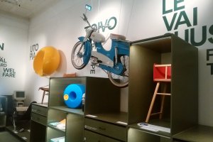 ヘルシンキ・デザイン博物館１階の展示物