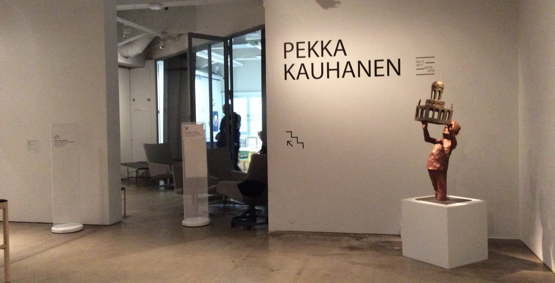 ヘルシンキ市立美術館で開催されていたペッカ・カウハネンの彫刻展